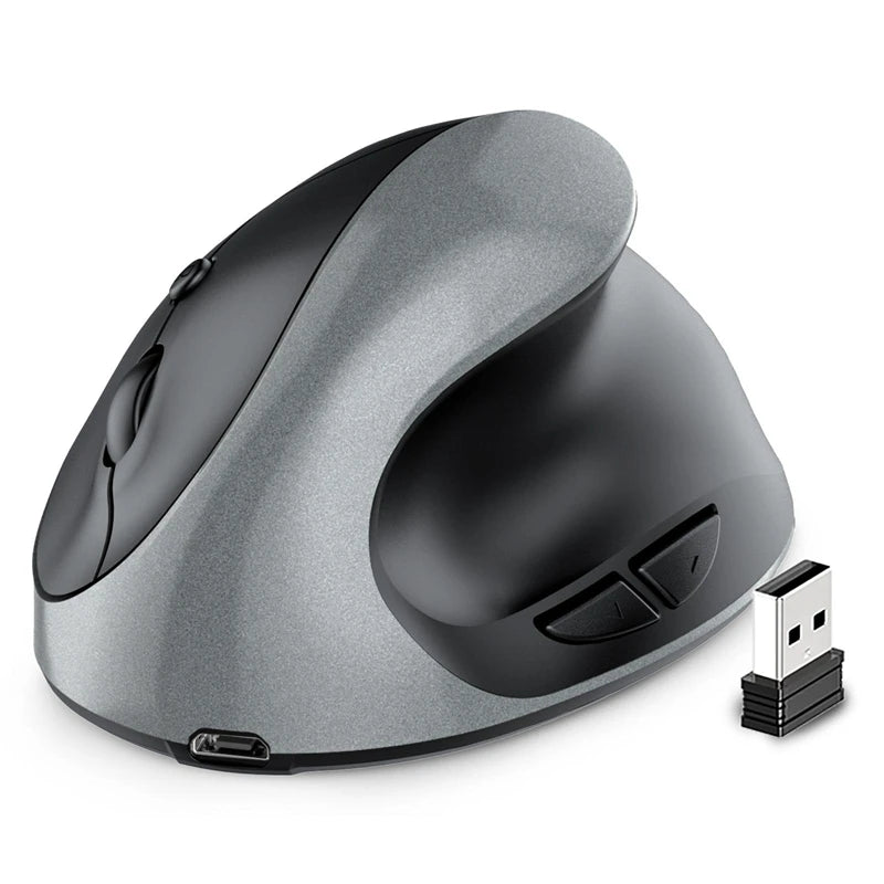 Xiaomi Vertical Grip Silent Wireless Mouse Rechargeable Hand Designer Drawing Office Creative Ergonomic Mouse For Computer PC