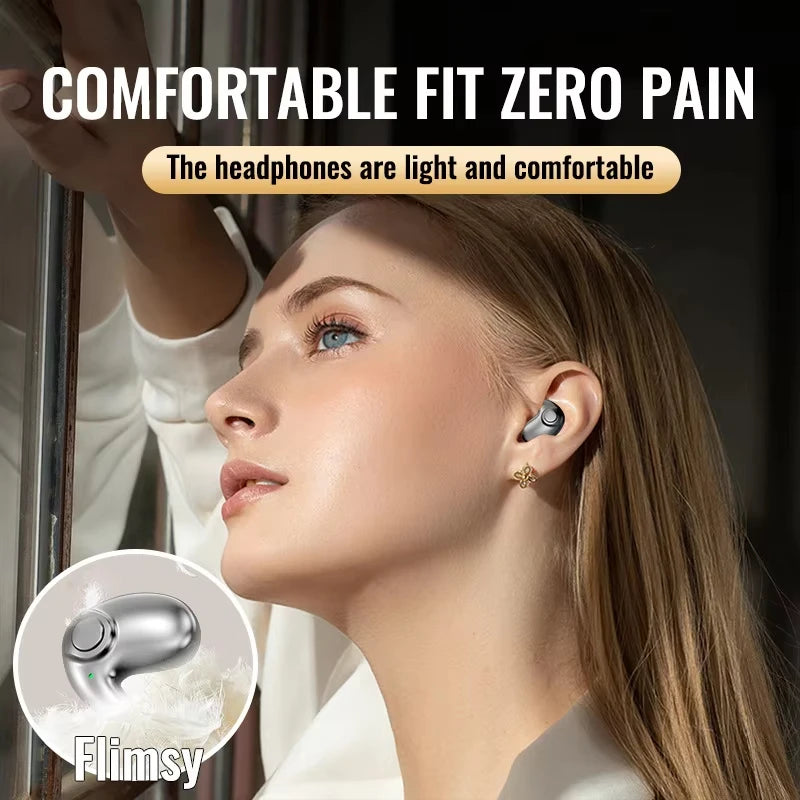 Xiaomi MIJIA Sleep Invisible Headset Noise Cancelling Wireless Headsets Waterproof Sports Stereo With Mic Bluetooth Earohone