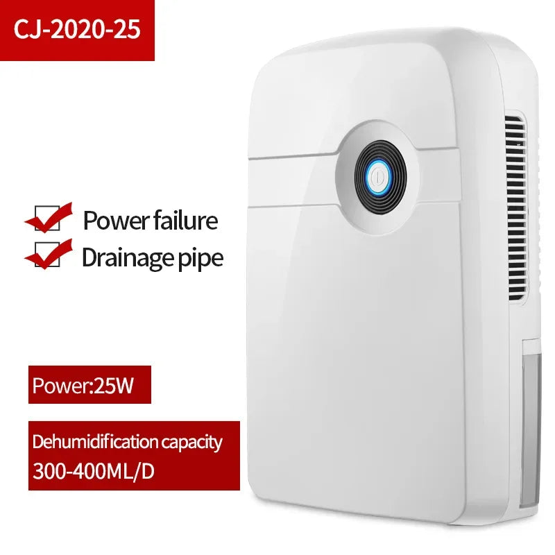 700 Sq. Ft Dehumidifiers for Room and Basements, Auto or Manual Drainage, 2500ml Water Tank, Auto Defrost, Dry Clothes Function