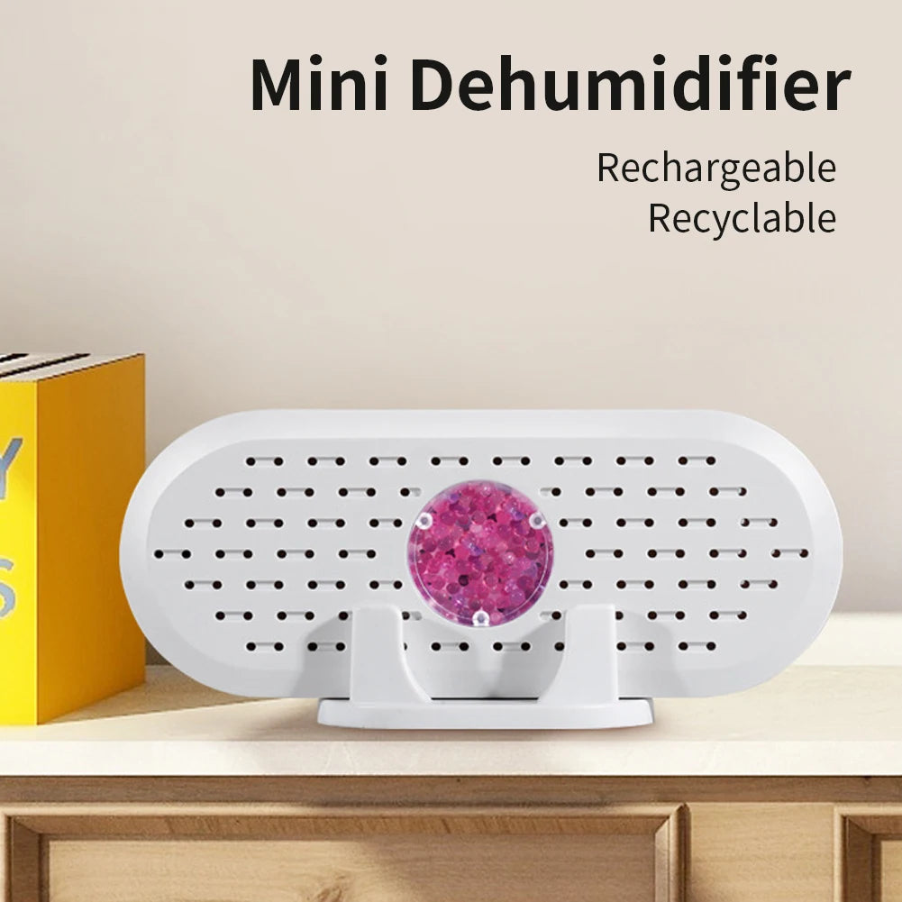 Mini Electric Dehumidifiers Cycle Portable Air Dehumidifier USB Charging Moisture Absorbent Dehumidifier for Closet Shoe Cabinet