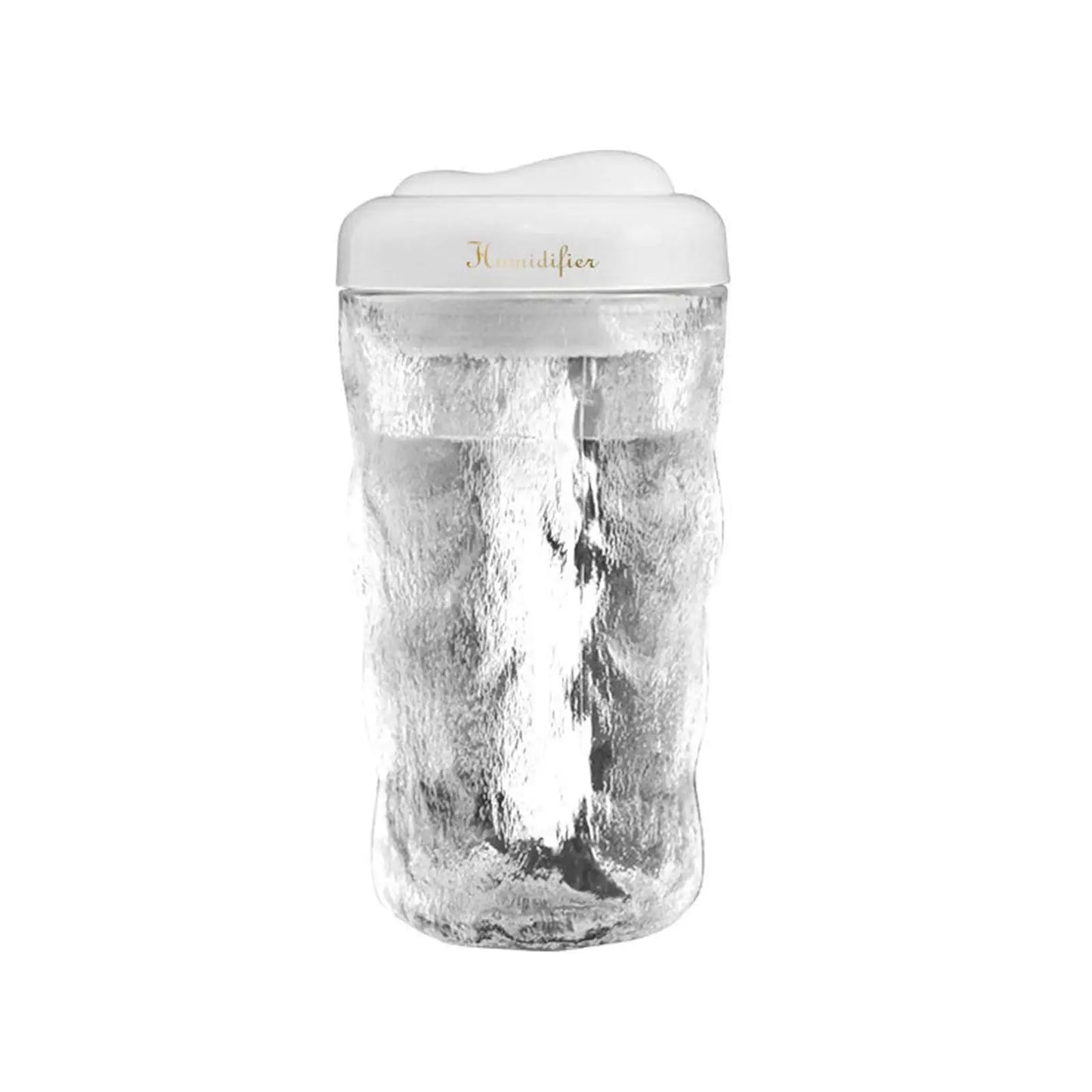 Mini Humidifier 380ml Quiet Night Light Auto Shut Off for Indoor Desk Travel